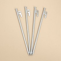 고강도 단조팩4p세트 30cm 텐트 캠핑팩