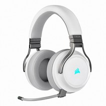 커세어 Virtuoso 버츄오소 무선 7.1채널 RGB 게이밍 헤드셋(화이트)