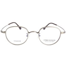 [OTREE FROM NATURE] Otree Cork Eyewear 오토리 코르크 아이웨어 OTO-1004 Series 티타늄 안경 안경 프레임 맨즈 레이디스 (Antique Gold)