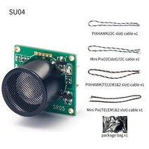 픽스호크 쿼드콥터 드론 RadioLink SUI04/SU04 무인 항공기 초음파 음파 탐지기 모듈 PIXHAWK MINI Flight Controller 용 자율 장애물 회피, [01] SU04