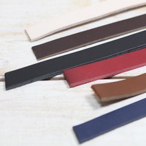 로스킨 이태리 가죽끈(120cm 폭1.5cm), 빨강3.5mm