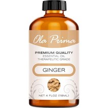 잠잘오는향 숙면 아로마 에센셜오일 Ola Prima Oils 4oz 생강 에센셜 오일 4 온스