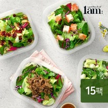 1am 토핑업 알뜰 샐러드 4종 혼합 15팩 / 야채샐러드, 단품
