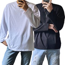 면 레이어드 무지 긴팔티셔츠 어깨보정 봄 가을 목안늘어나는 파스텔톤 비침없는 사계절티셔츠