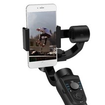 dslr 짐벌 캐논 6dmark2 오막포 dslr 짐벌 흔들림 방지 카메라 모바일 estabilizador para celular de celularessteadycam 안정기, 검은색