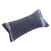 사랑예감 순면 패치형 참숯 바이오칩 베개, 검정, 1개