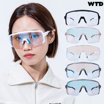 WTD G1 변색 고글형 선글라스 스포츠고글 자전거 야구 골프 낚시 변색고글 변색선글라스, 화이트블루