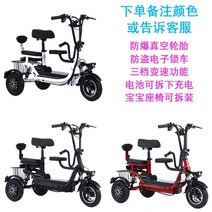 삼륜전기자전거 세발 성인용 어르신, 3인승10Ah/약40km