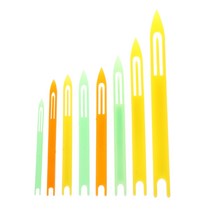 8pcs/세트 낚시 그물 그물 수리 바늘 수리 네트 라인 플라스틱 셔틀 수선 직조