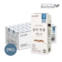 바디랩 순수두유 99.9 190ml 24팩 x2박스, 없음