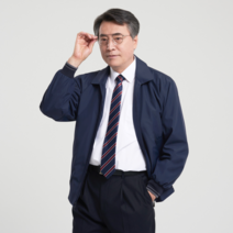 남자 간절기 심플 베이직 신사 비즈니스 점퍼 HA-JUA-Q006-네이비