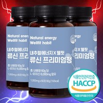 웰핏 류신 단백질 타블렛, 60정, 3개
