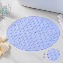 건식반신욕기 변기 부속품 세면대 샤워라운드 마사지 매트 미끄럼 방지 목욕 샤워 룸 욕실 가정용 화장실, 11 Light blue  66CM