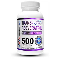 MAAC10 레스베라트롤 500mg 바이오페린 60캡슐 레스베라 레스베라톨, 1개, 기본