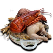 [12시전 주문시 당일출고] 해신탕 밀키트 세트 복날 초복 중복 말복 몸보신세트 해천탕 해물 삼계탕 백숙 닭백숙 보양식 전복 문어 랍스터, 해신탕(실속형), 해신탕(실속형)