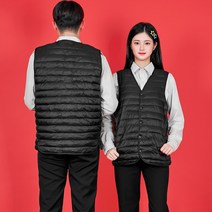 쏠라볼VD12 브이넥 경량패딩조끼 빅사이즈 남녀 회사조끼 학생조끼 사무실룩