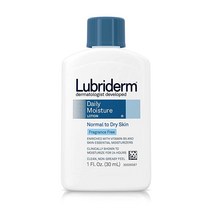 Lubriderm 로션 데일리 모이스처 하이드레이팅 바디 30ml(1액량온스) 피부 보습제. 328448
