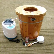 가정용 히노끼 좌욕기 좌훈기 편백나무 건식 임산부 추천, 높은 40CM 원형 커버 훈증 기계
