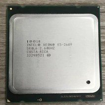 [해외]인텔 제온 e5 2689 lga 2011 2.6 ghz 8 코어 16 스레드 cpu, One Size, One Color