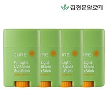 ㈜김정문알로에 [김정문알로에] 큐어 에어라이트 선스틱 20g 4개, 단일옵션