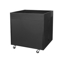 [국내산] 신형매대 SM-204-A / 검정 / 백색 / 접이식 / 미닫이문기본장착, 5자[W1500*D600*H820], 선택안함, 1개