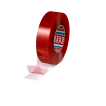 다용도 인테리어 테사 가발 양면 테이프 18mm x 5m, 투명, 4개