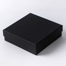 싸바리박스 선물포장박스 블랙 18x18x5.5 고급 무지 선물상자