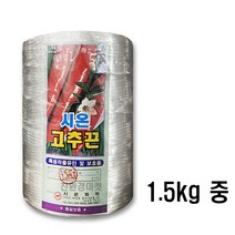 고추끈(중) 1.5kg - 주말농장 텃밭 비료 고추 끈 단끈 바인더끈 농산물끈 고추전용 지지대 끈, 고추끈(중)1.5kg