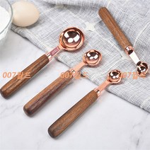 마카롱여사조리도구 계량스푼 계량컵 테이블 1t스푼 tablespoon, 계량스푼 4종 세트개