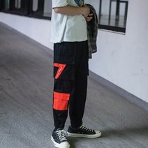 가바바 남성 면바지 멋스러운 칼라배색포켓 조거팬츠 G41965