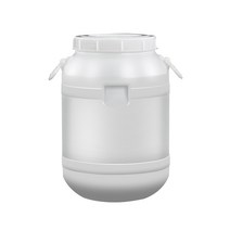 발효탱크 플라스틱 양동이 산업용 특대형 밀폐 액체, 20L 수직 드럼 내부 커버