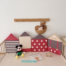 북유럽 유아 어린이 침대가드 벽쿠션 범퍼가드 아기 방 침대 보호 울타리 인테리어, 3번