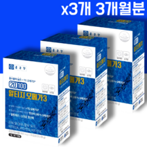 종근당 20100 알티지 오메가3 3개월분 총 3개월분 오메가스리 수험생 직장인 온가족 노인 혈행건강 개선 도움 영양제