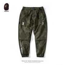 전술바지 건빵 작업 XS AAPE 상어 프린트 밀리터리 시티 스타일 ins 조거