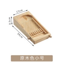 원목 핀볼게임 우드 추억의게임 레트로 고급형 키덜트 랜덤보드 술래정하기, D 로그 컬러 핀볼 머신(소형)