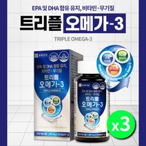 심장 뇌 관 혈액 순환 막힌 좁아진 혈관 건강 관리 에 좋은 먹는 프리미엄 오메가3 비타민 미네랄 멀티 복합 영양제, 3BOX(6개월분)