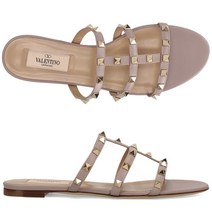 [발렌티노] 락스터드 1W2S0C49 VOD P45 플랫 샌들