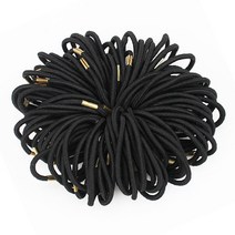 골드매듭 대용량 검정 머리끈 헤어 고무줄