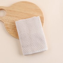포그망 와플 패턴 키친 크로스 행주 3P, 베이지3P_행주, 3개
