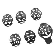 골반회전연습도구 H053 7 개대 스크린골프 골프체중이동 실내 골프연습장 공 라인 라이너 마커 멀티 템플릿, 한개옵션0