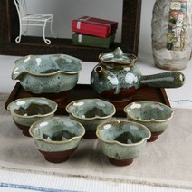 ANTW 천목이중시유 청연잎 5인다기세트 202330EA, 본상품선택