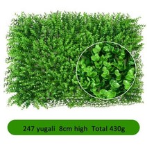 주차장 보도 잔디 블럭 옥상 마당 테라스 바닥 인조잔디 인공 식물 벽 40x60cm 플라스틱 인공 홈 정원 가게 쇼핑 센터 홈 장식 녹색 카펫, 247 유칼립투스