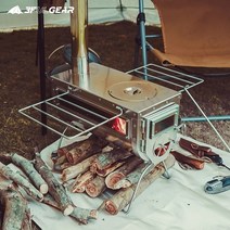 캠핑 화목 난로 캠프파이어 불멍 나무 장작 화로 다기능 피크닉 베이킹 오븐 겨울 텐트 가열로, 단열망