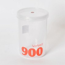 트위스트팩7호960ml 0078 원형플라스틱통 밀폐용기 플라스틱용기 플라스틱밀