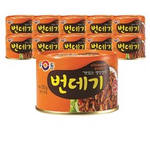 좋은세상 유동번데기 130gx10캔, 유동 번데기 130g x10개
