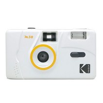 KODAK-빈티지 레트로 M38 38mm 재사용 필름 카메라 블랙/화이트/자몽/라벤더 컬러 컬러플러스 200 1 - 3 롤, 구름 흰색, 카메라만