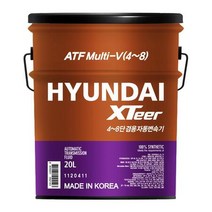 현대엑스티어 XTeer ATF Multi 4단-8단 자동미션오일 20리터 .CAR, 상세페이지 참조
