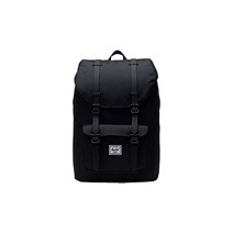 Herschel 허셜 서플라이. 리틀아메리카 중간 볼륨 블랙/블랙 고무 한 사이즈