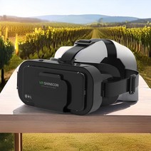 아이폰 및 안드로이드 상 VR 글 고 SHINECON 헤, 블랙 2