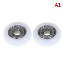 슬라이딩 샤워 롤러 휠 플라스틱 도어 교체 러너 직경 21.5mm 2 개 5 10, 2PCS, 01 2PCS